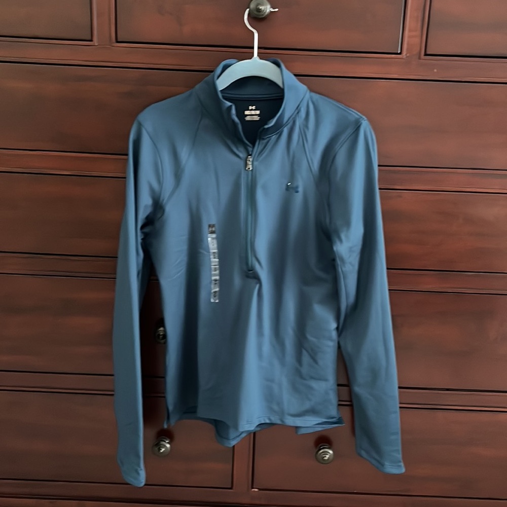 Under Armour Coldgear Fitted half zip long sleeve size Medium NWT